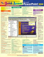 Cover of: Microsoft Powerpoint 2000 Quick Access