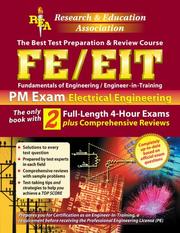 Cover of: FE : PM - Electrical Engineering Exam, The Best Test Preparation for