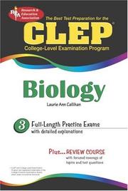 Cover of: CLEP Biology (REA) - The Best Test Prep for the CLEP Exam