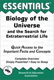 Cover of: Biology of the Universe Essentials