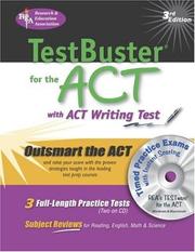 Cover of: REA's testbuster for the ACT with CD-ROM for both Windows & Macintosh, REA's interactive ACT TESTware by Charles O. Brass ... [et al.].