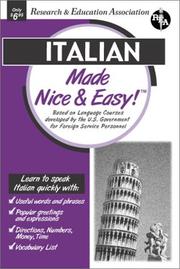 Cover of: Italian made nice & easy!