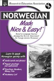 Cover of: Norwegian made nice & easy! | Research and Education Association