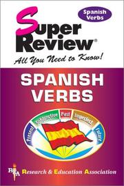 Cover of: Spanish verbs