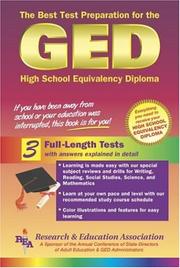 Cover of: GED  (REA) -- The Best Test Preparation for the GED (Test Preps) by S. Cameron, J. G. Emmons, L. W. Jackson, M. A. Kay, D. K. Klug, C. M. Mallek, Sandra A. Marona