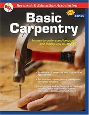 Cover of: Basic Carpentry - REA's Handbook (Reference)