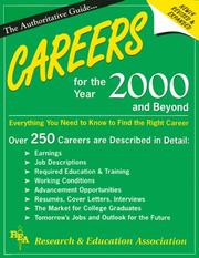 Cover of: The authoritative guide-- careers for the year 2000 and beyond | 