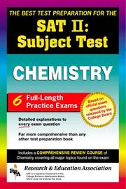 Cover of: The College Board achievement test in chemistry by Research and Education Association