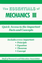 Essentials of Mechanics III (Essentials)