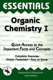 Cover of: Essentials of Organic Chemistry One (Essentials)