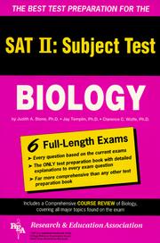 Cover of: The Best Test Preparation for the Sat II: Subject Test/Achievement Test in Biology (REA test preps)