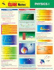 Cover of: EXAMNotes for Physics I
