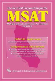Cover of: MSAT - The Best Test Prep for the Multiple Subjects Assessment for Teachers by Research and Education Association