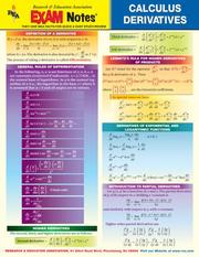 Cover of: EXAMNotes for Calculus Derivatives