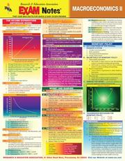 Cover of: EXAMNotes for Macroeconomics II