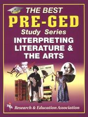 Cover of: Pre-GED Interpreting Literature and the Arts Test Preparations)
