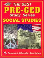 Cover of: Pre-GED Social Studies (REA) -- The Best Test Prep for the  GED