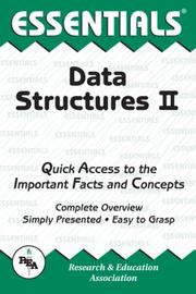 Cover of: The essentials of data structures