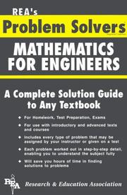 Cover of: The Mathematics for engineers problem solver by M. Fogiel