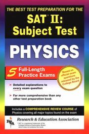Cover of: The Best test preparation for the College Board achievement test in physics | 