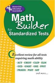 Cover of: REA's math builder for admission & standardized tests