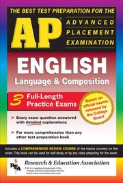 Cover of: AP English Language & Composition (REA) - The Best Test Prep for the AP Exam (Test Preps) by Linda Bannister, Ellen Davis Conner, Robert Liftig, Luann Reed-Siegel