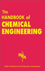 Cover of: Chemical Engineering Handbook (Reference) by Research and Education Association