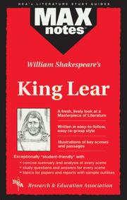 Cover of: William Shakespeare's King Lear by Corinna Ruth