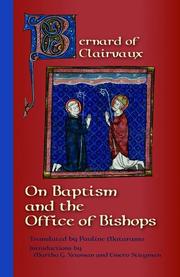 Cover of: Bernard of Clairvaux by Saint Bernard of Clairvaux