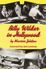 Cover of: Billy Wilder in Hollywood by Maurice Zolotow, Billy Wilder