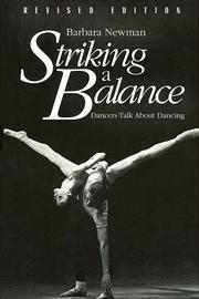 Cover of: Striking a Balance: Dancers Talk About Dancing - Revised Edition