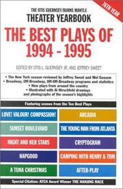 Cover of: The Best Plays of 1994-1995 by 