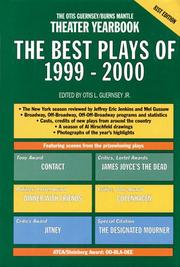 Cover of: The Best Plays of 1999-2000: The Otis Guernsey/Burns Mantle Theatre Yearbook (Best Plays)