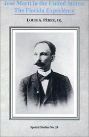 Cover of: José Martí in the United States: the Florida experience