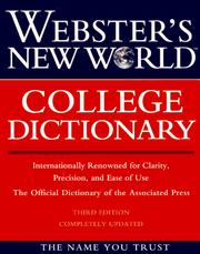 Cover of: Webster's New World College Dictionary - Plain-Edged by Victoria Neufeldt, David Bernard Guralnik