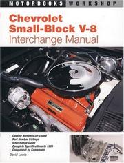 Cover of: Chevrolet small-block V-8 interchange manual by Lewis, David