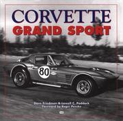 Cover of: Corvette grand sport by Lowell C. Paddock
