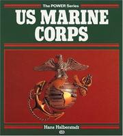 Cover of: U S Marine Corps by Hans Halberstadt