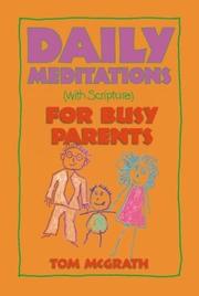 Cover of: Daily Meditations for Busy Parents: (With Scripture) (Daily Meditations)
