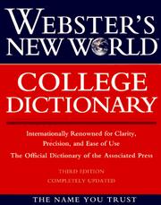 Cover of: Webster's New World college dictionary by Victoria Neufeldt, editor in chief, David B. Guralnik, editor in chief emeritus.