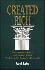 Cover of: Created rich by Patrick Barker