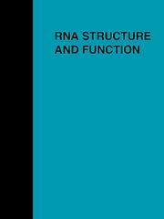 Cover of: RNA structure and function | 