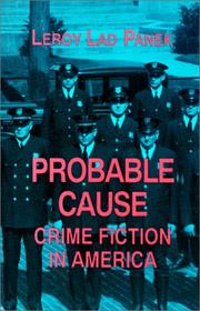 Cover of: Probable cause: crime fiction in America