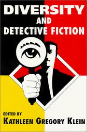 Cover of: Diversity and detective fiction