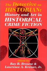 Cover of: The Detective As Historian by 