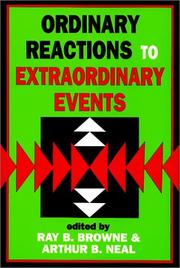 Cover of: Ordinary Reactions to Extraordinary Events by 