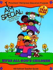 Cover of: I Am Special Preschool 1, 3-Year-Old: Teacher Kit