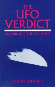 Cover of: The Ufo Verdict by Robert Sheaffer