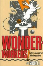Cover of: Wonder-workers! by Joe Nickell