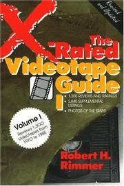 Cover of: The X-Rated Videotape Guide: Including 1300 Reviews and Ratings, 4000 Supplemental Listings, Photos of the Stars (X-Rated Videotape Guide)
